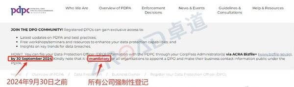 新加坡公司DPO注册在ACRA BizFile+上不可用的生效日期是什么？ - 第3张