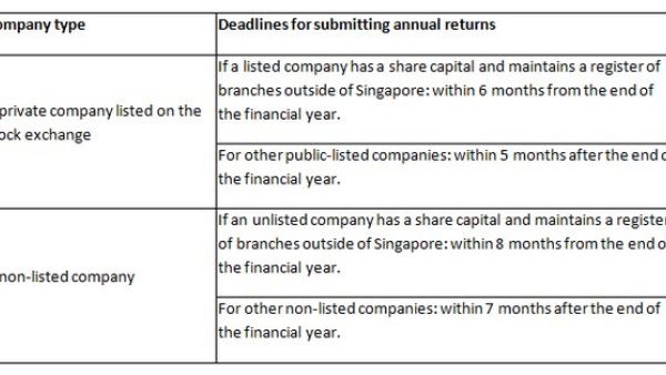 新加坡公司未按时提交年度申报表的后果及解决方案