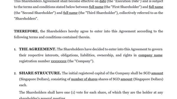 新加坡公司股东在未实缴资本时的权利与责任解析