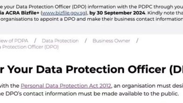 新加坡Bizfile门户升级：个人数据保护的新亮点